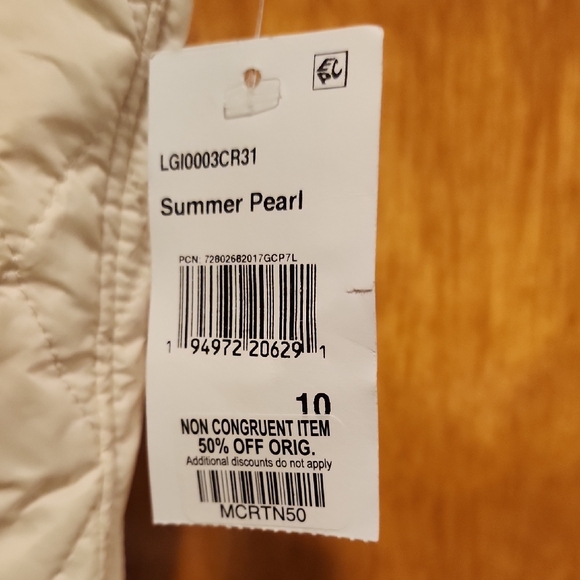 NWT Barbour Women's Otterburn Gilet Quilted Vest Size 10 - Picture 9 of 9